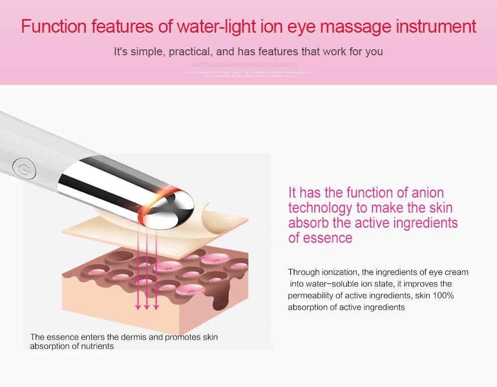 Беаути Еие Массагер УСБ пуњиви масажер за лице Детаљи уређаја за негу коже