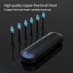 Прилагођена УСБ пуњива звучна четкица за зубе са паметним тајмером и брзим пуњењем са држачем